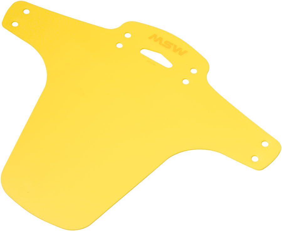 MSW Splashpad Fender - Front, Yellow 