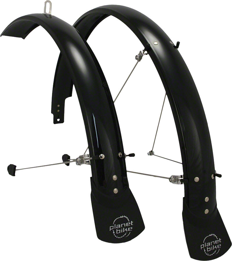 Planet Bike Hardcore 26" x 60 Fender Set: Black (26 x 1.4-1.9)