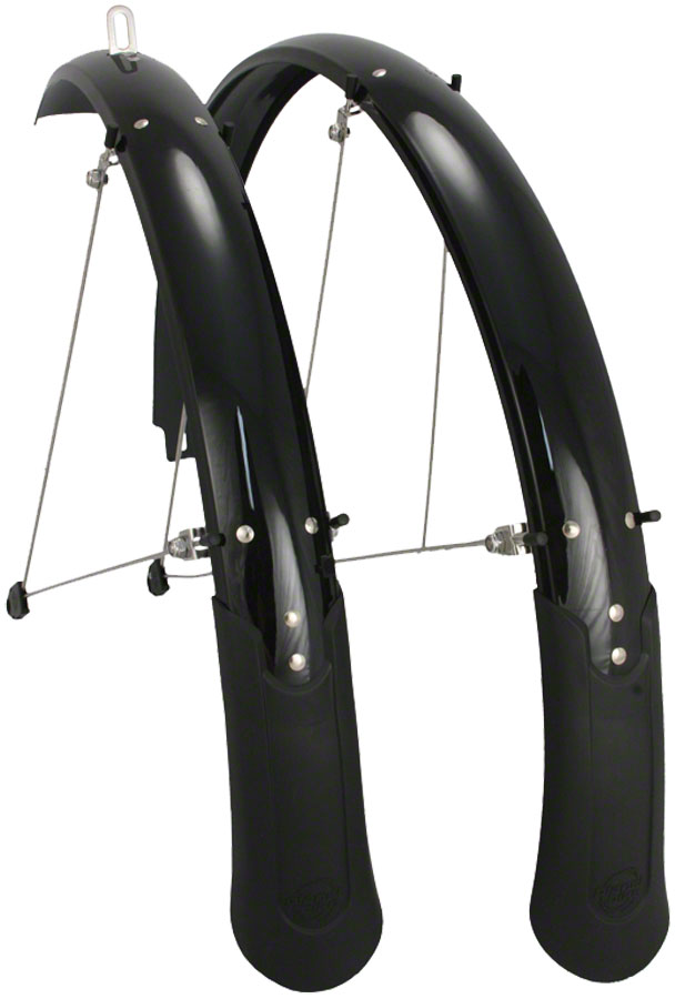 Planet Bike Cascadia 26" x 60 Fender Set: Black (26 x 1.4-1.9)