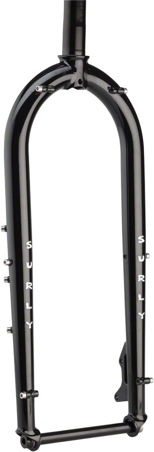 Surly Ice Cream Truck 26" 150x15 Thru Axle Fork, 1-1/8" Straight Steerer, Black 