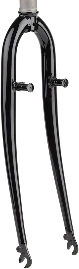 MSW 700c Hybrid Fork - QR x 100mm , 1 1/8" Straight Steerer, Canti, Black 