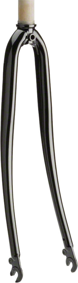 MSW 700c Road Fork - 9mm x 100mm, 1 1/8" Straight Steerer, Mid Reach Caliper, Black 