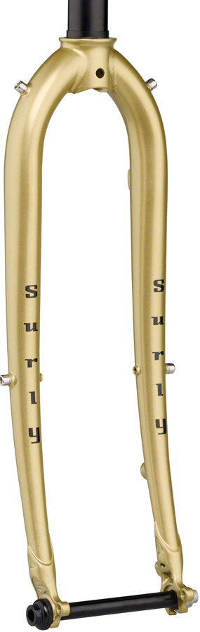 Surly Midnight Special Fork - 650b/700c, 12x100mm Thru-Axle, 1-1/8" Straight Steerer, Steel, 50mm Offset, Fool's Gold