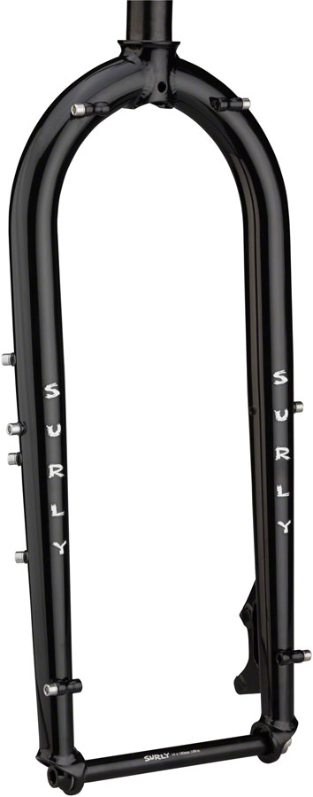 Surly Wednesday 26" 150x15 Thru Axle Fork, 1-1/8" Straight Steerer, Black 