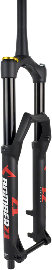 Marzocchi Bomber Z1 Suspension Fork - 27.5", 160 mm, 15 x 110 mm, 44 mm Offset, Black, GRIP, Sweep Adjust, Kabolt 