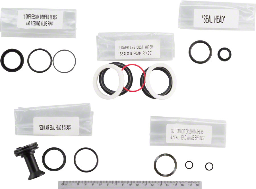 RockShox Fork Service Kit - 200 Hour/1 Year, Yari Solo Air A1 (2016+) (7%Off)