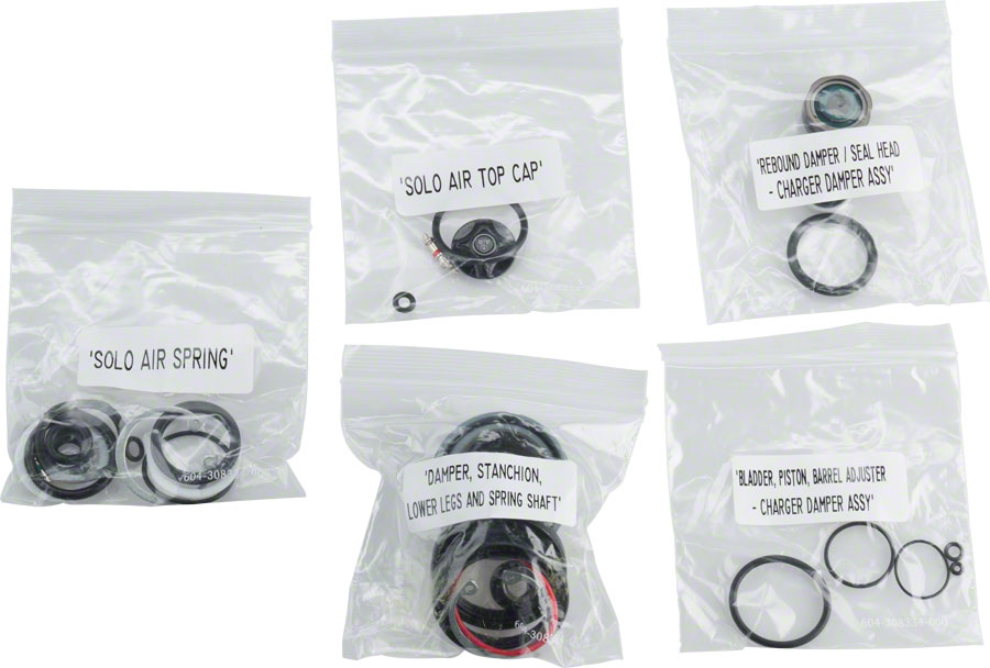 RockShox Fork Service Kit, Full: BoXXer World Cup, Charger Damper Upgraded, B1 