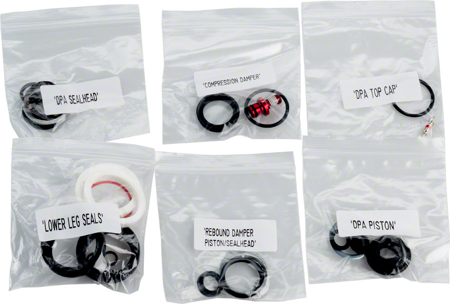 RockShox Fork Service Kit, Full: Yari, Dual Position Air 