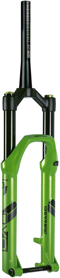 DVO Sapphire D1 Suspension Fork - 29", 140mm Travel, 44mm Offset, 15 x 110mm, Green






