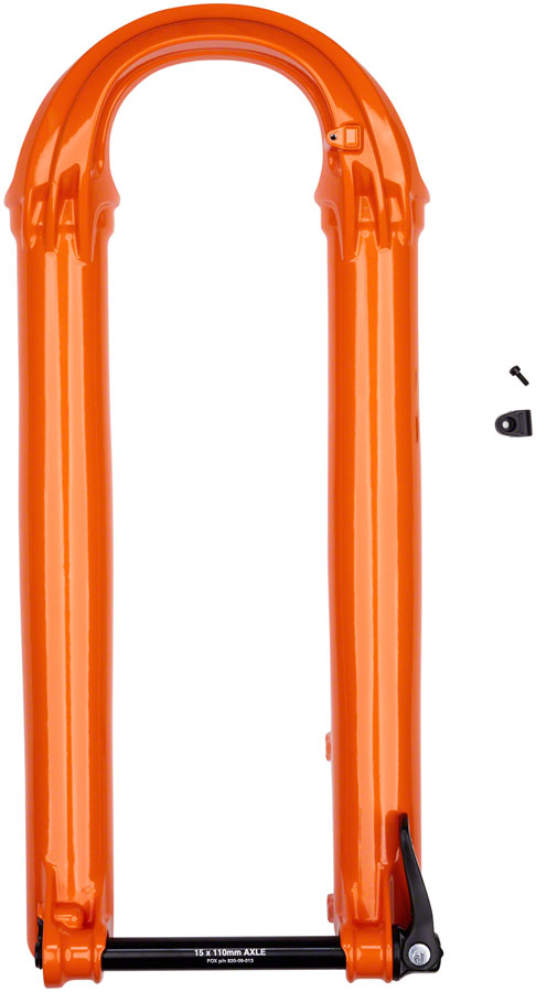 FOX Lower Leg Assembly - 2022 34 29in 140 15x110, QR, Fox Shiny Orange, F-S P-SE 