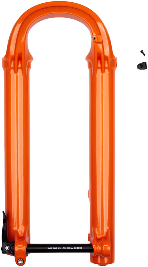 FOX Lower Leg Assembly - 2021 38 29in 180 MAX, 15x110 QR, Fox Shiny Orange, F-S 