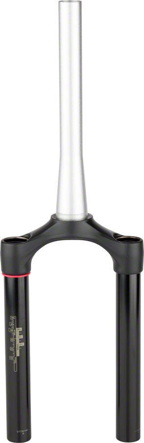 RockShox CSU, Reba Solo Air, 27.5" Boost, Tapered Aluminum Steerer, Diffusion Black, A7 120mm 