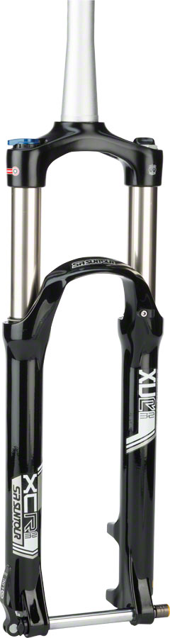 SR Suntour XCR Air LO-R Suspension Fork - 27.5", Tapered Steerer, 120mm, 100x15mm, Disc, Black 