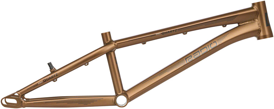 Radio Quartz BMX Race Frame - Pro, 20.5" TT, Metallic Copper 