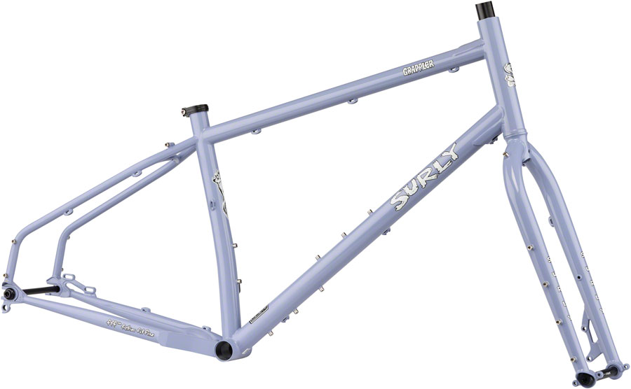 Surly Grappler Frameset - 27.5", Steel, Purple Dust Bunny, Small