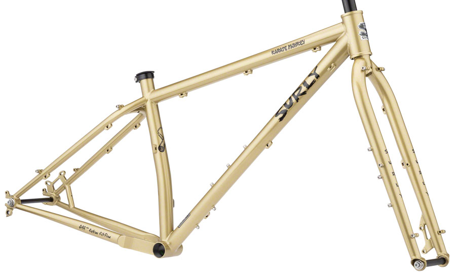 Surly Karate Monkey Frameset - 27.5", Steel, Fool's Gold, Large