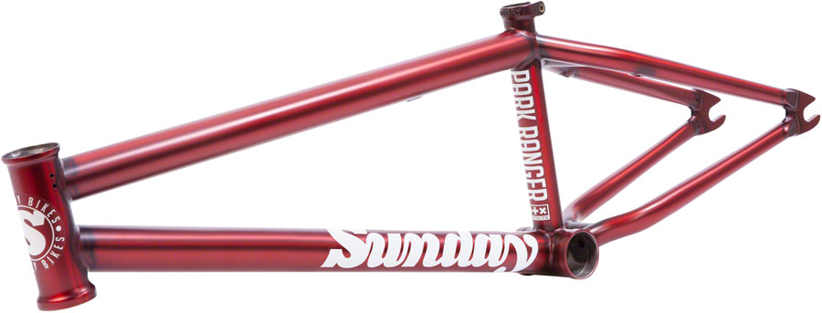 Sunday Park Ranger BMX Frame - 20.5 TT Matte Translucent Red