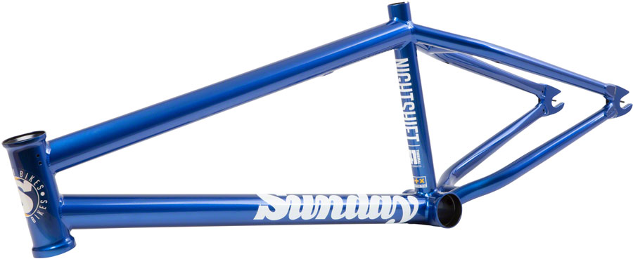 Sunday Nightshift BMX Frame - 20.75" TT, Saphire Blue