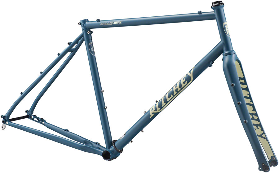 Ritchey Outback Breakaway Frameset - 700c, Steel, Blue, Large