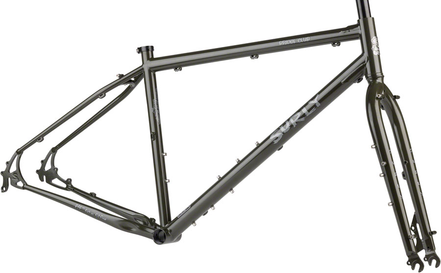 Surly Bridge Club Frameset - 27.5"/700c, Steel, Majestic Moss, X-Large 