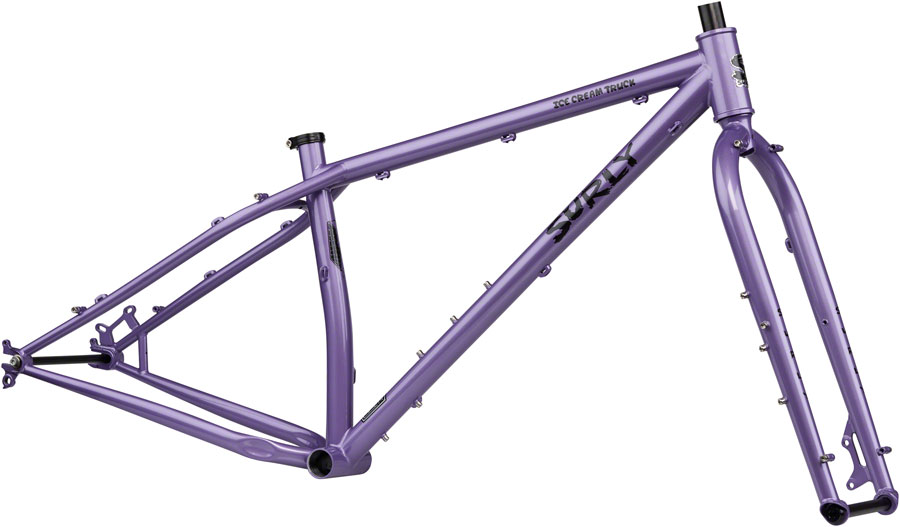Surly Ice Cream Truck Frameset - 26", Steel, Taro Milk Tea, Medium