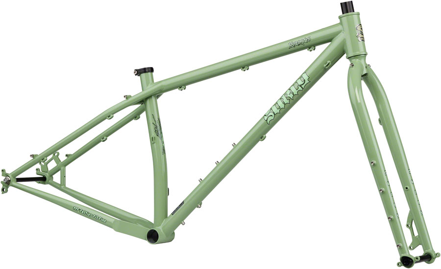 Surly Krampus Frameset - 29", Steel, Sage Green, Medium