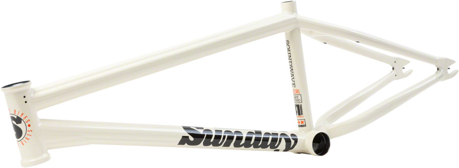 Sunday Soundwave V3 BMX Frame - 20.75" TT, White