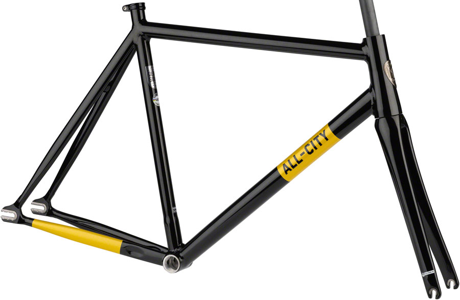All-City Thunderdome Frameset - 700c, Aluminum, Gold Fang, 46cm 