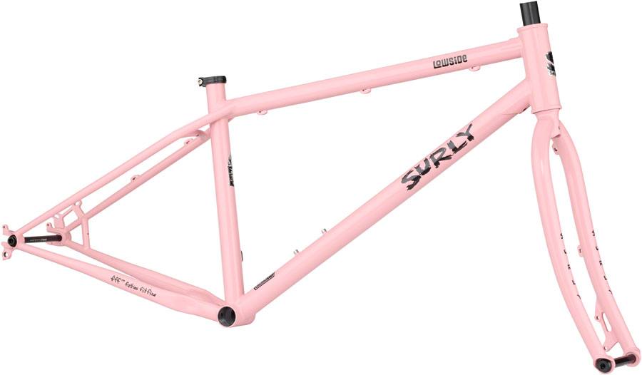 Surly Lowside Frameset - 26", Steel, New Pig Smell, Medium