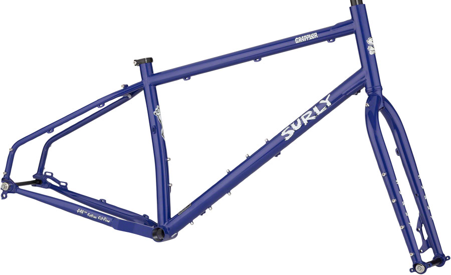 Surly Grappler Frameset - 27.5, Steel, Subterranean Homesick Blue, Medium