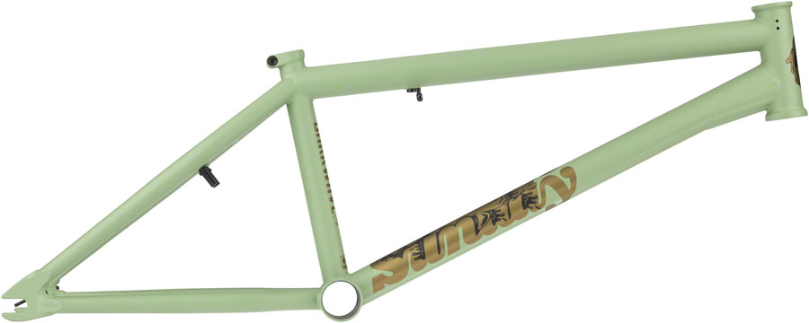 Sunday Darkwave BMX Frame - 20.75" TT, Matte Sage Green 