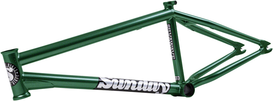 Sunday Silvawave BMX Frame - 20.5" TT,  SeaWeed Green