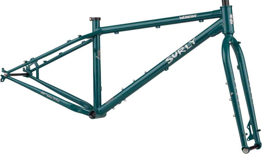 Surly Wednesday Fat Bike Frameset - 26", Steel, OG Algae, X-Small