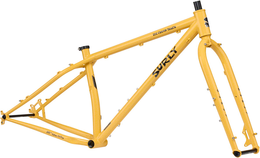 Surly Ice Cream Truck Fat Bike Frameset - 26", Steel, Warm Cheese, Large