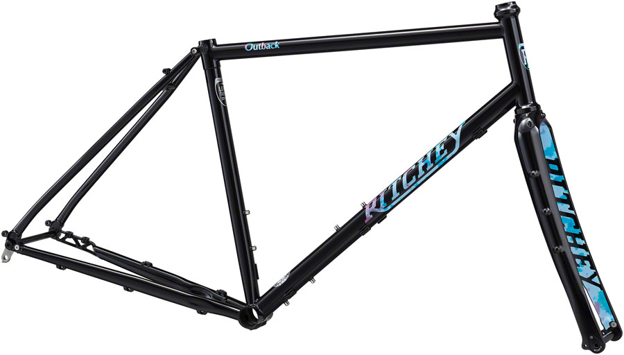 Ritchey Outback Frameset - 700c/650b, Steel, Aurora, X-Small