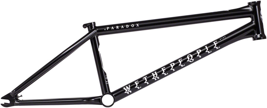 We The People Paradox BMX Frame - 21" TT, Black 