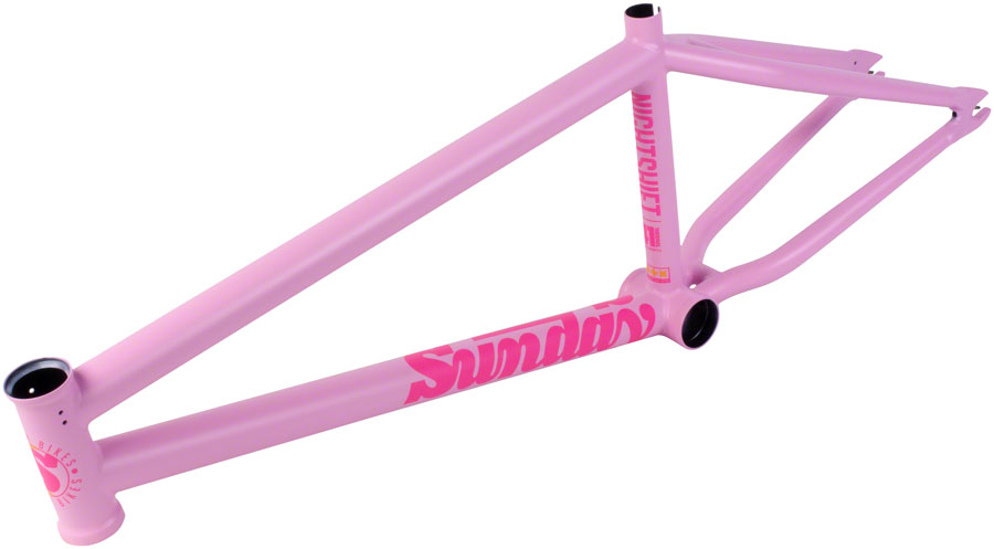 Sunday Nightshift BMX Frame - 21" TT, Pale Pink