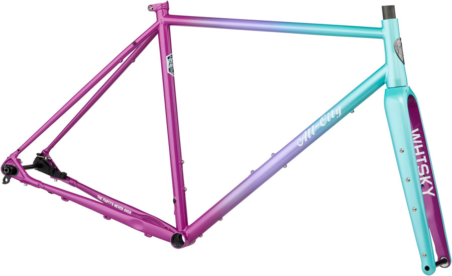 All-City Cosmic Stallion Frameset - 650b/700c , Steel, Mermaid Fade, 52cm 