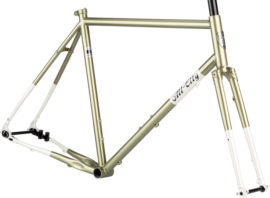 All-City Super Professional Frameset - 700c / 650b, Steel, Flash Basil ...