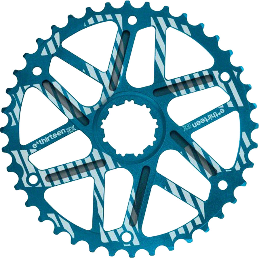 e*thirteen Extended Range Cog 40t Shimano 34t Compatible, Blue 