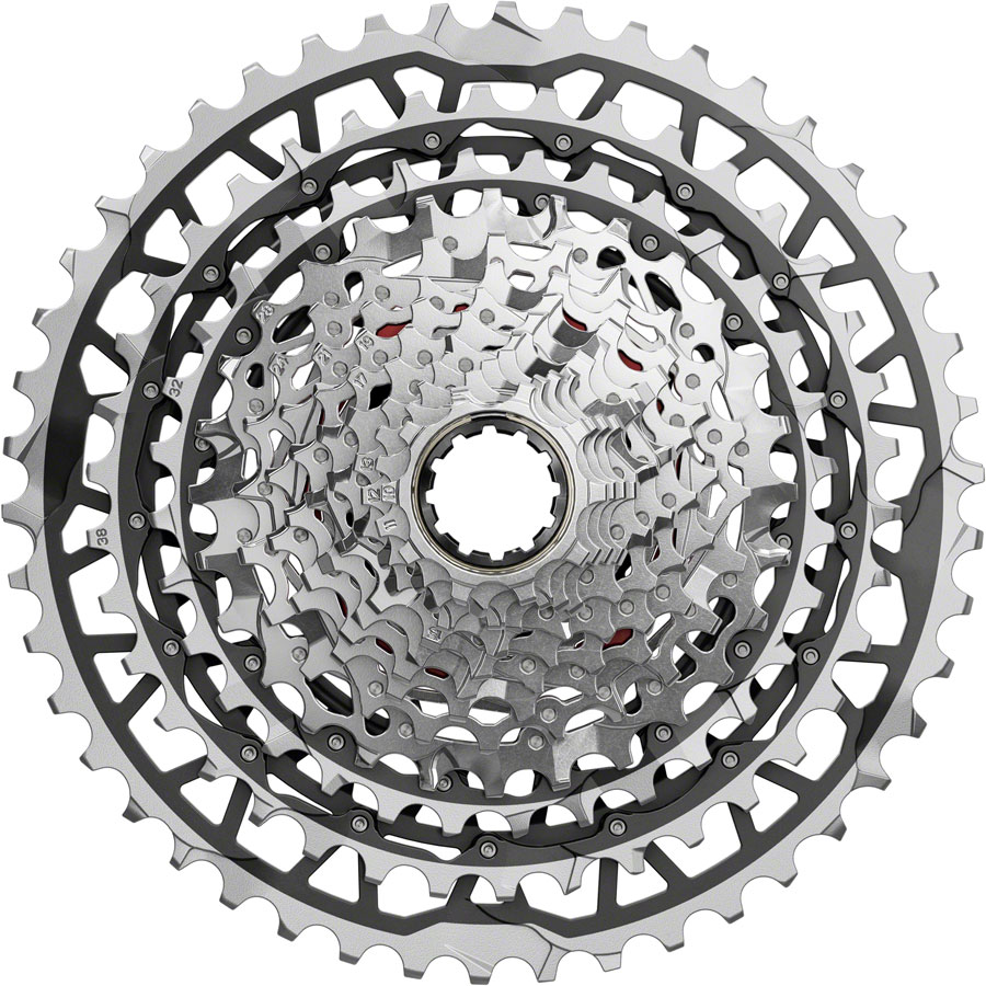 SRAM Force XPLR XG-1371 Cassette - 13-Speed, 10-46t, For XDR Driver, Silver, E1