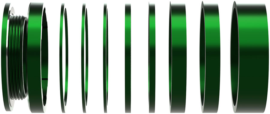 Wheels Manufacturing SOLO-HG Single Speed Conversion Kit - For HG Style Hubs, Green