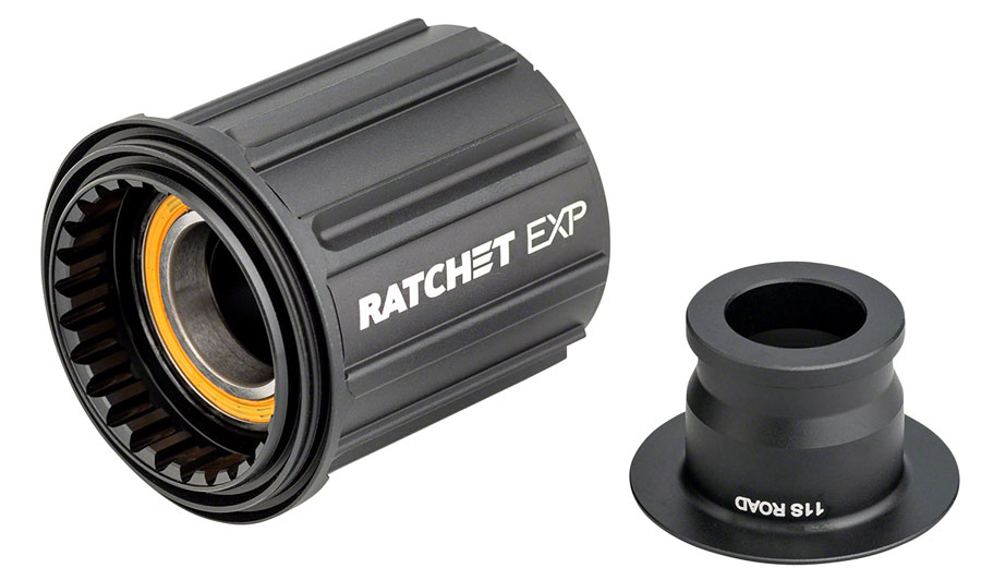 DT Swiss Ratchet EXP Freehub Body - Shimano HG 11 Road, Light S, Aluminum, Ceramic Bearing, Kit w/ End Cap, 12 x 142 mm 