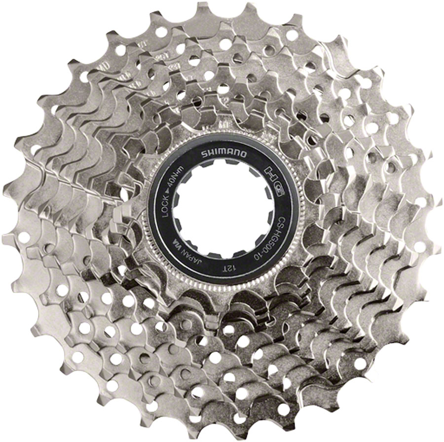 Shimano CS-HG500 Cassette - 10-Speed, 11-34t, Silver (5%Off)