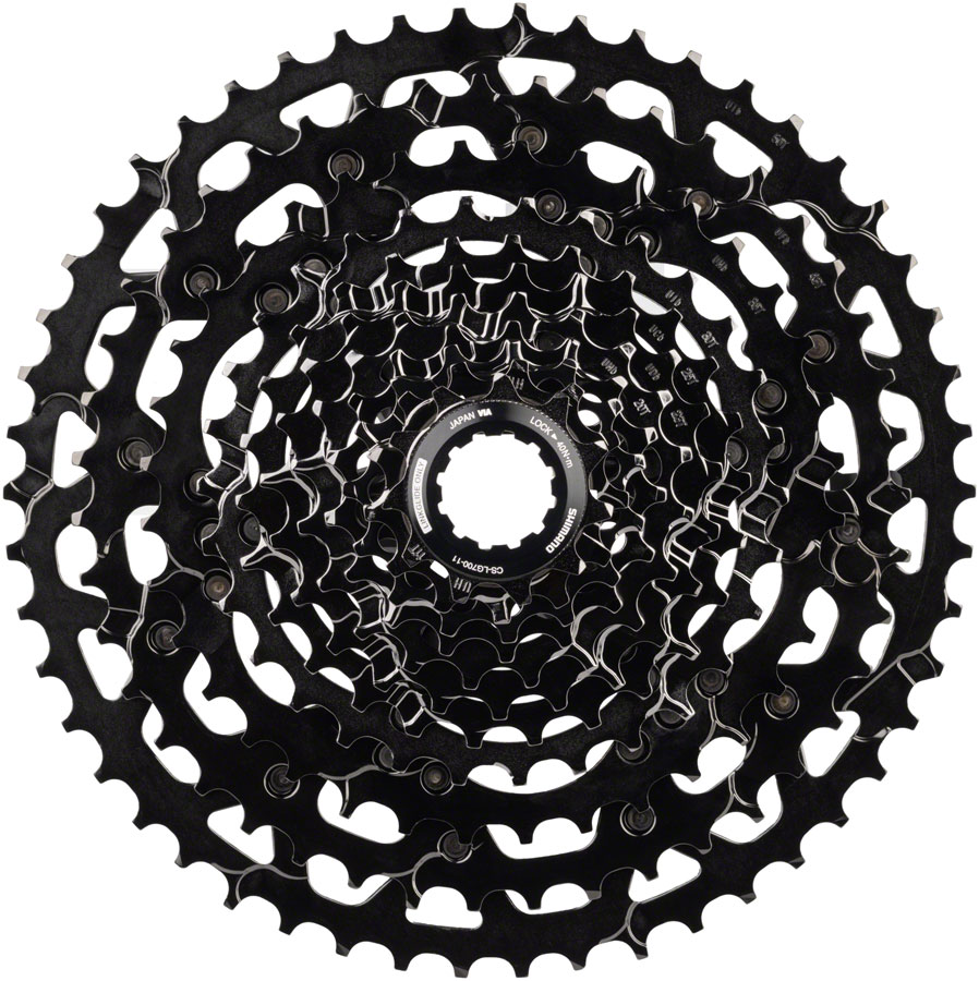 Shimano CUES CS-LG700-11 Cassette - 11 Speed, 11-50t, LINKGLIDE, Black
