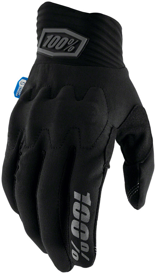 100% Cognito Smart Shock Gloves - Black, Full Finger, Medium 