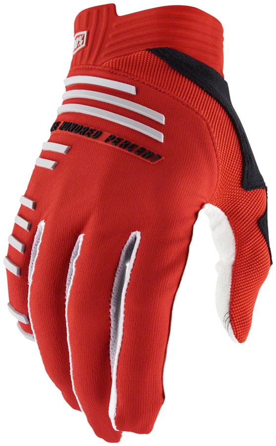 100% R-Core Gloves - Racer Red, Full Finger, X-Large 