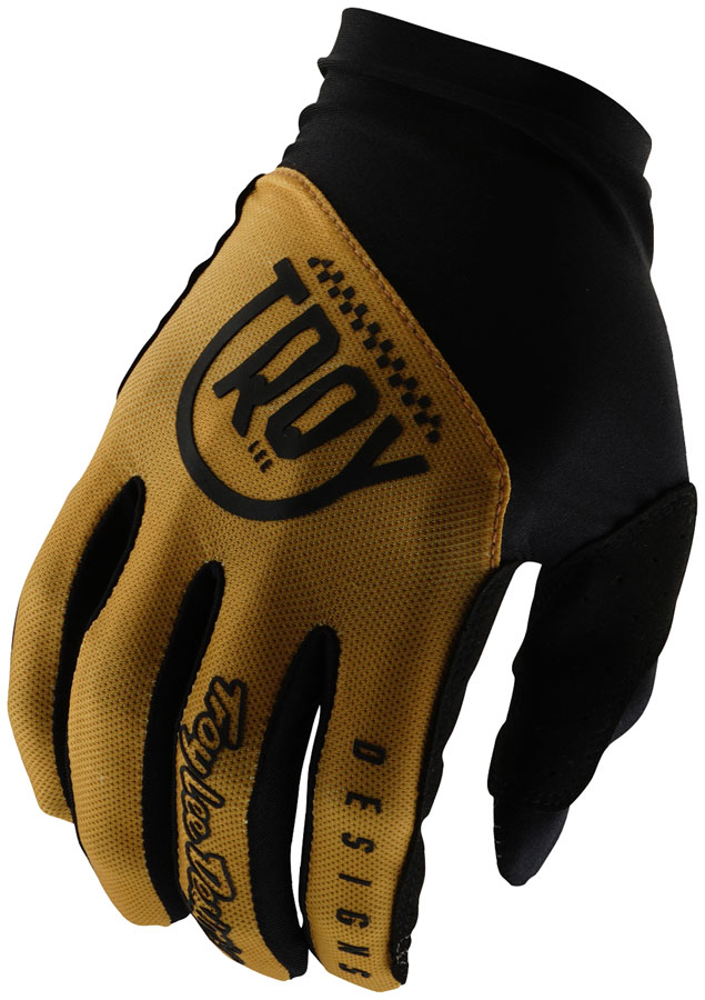 Troy Lee Designs Flowline Glove  Eyez Gold, Small
