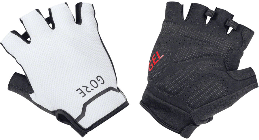 Gorewear C5 Short Gloves - Black/White, Short Finger, X-Large