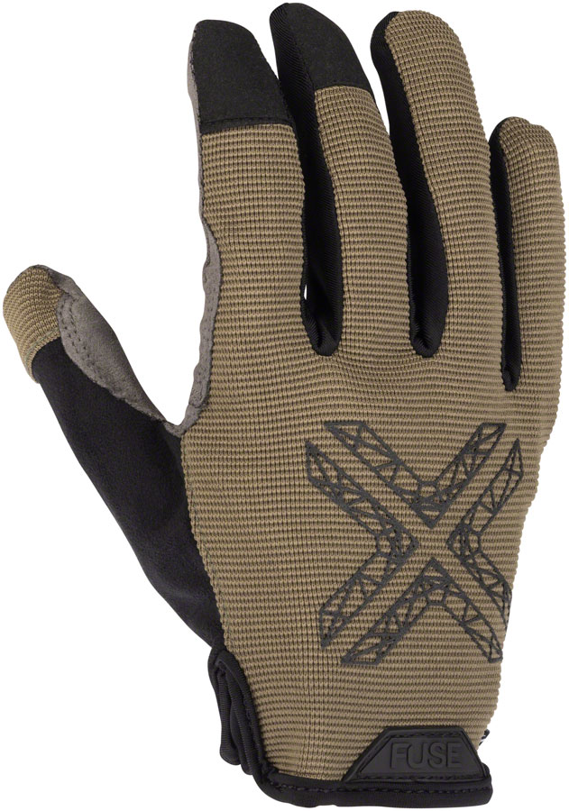 FUSE Stealth Gloves - Olive, Full Finger, Small 